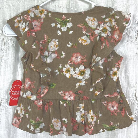 Wonder Nation® Ruffle Top Size 7-8 NEW 🎉Host Pick🎉 - Picture 5 of 9